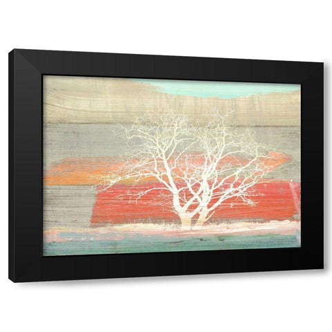 Treescape 1 (Subdued) Black Modern Wood Framed Art Print by Alessio, Aprile