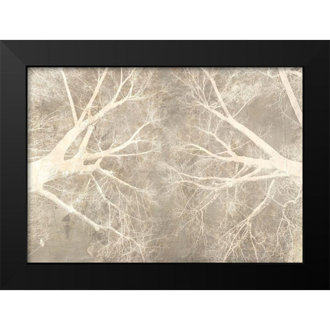 Look Up Black Modern Wood Framed Art Print by Aprile, Alessio