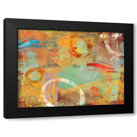 Funny Games Black Modern Wood Framed Art Print with Double Matting by King, Amber