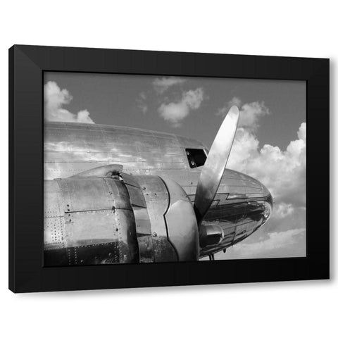 Propeller Black Modern Wood Framed Art Print by Gasoline Images