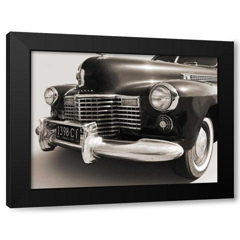 1941 Cadillac Fleetwood Touring Sedan Black Modern Wood Framed Art Print with Double Matting by Gasoline Images