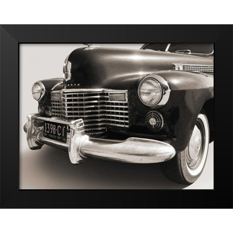 1941 Cadillac Fleetwood Touring Sedan Black Modern Wood Framed Art Print by Gasoline Images