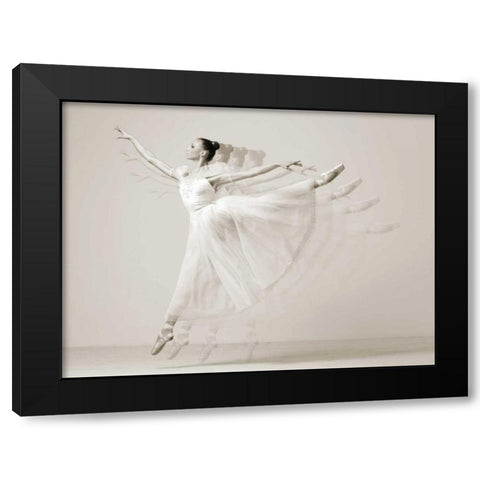 Leaping Beauty Black Modern Wood Framed Art Print by Haute Photo Collection