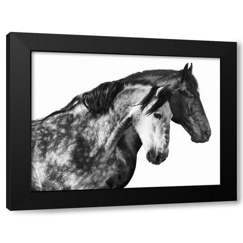 Together Black Modern Wood Framed Art Print by Pangea Images