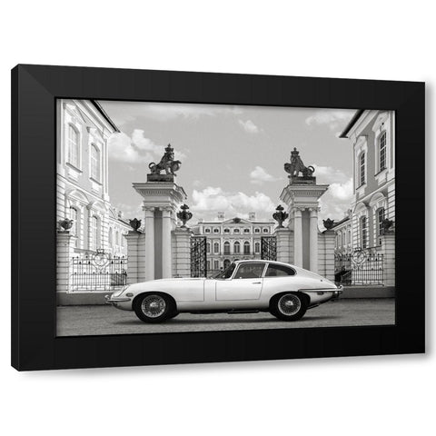 Princess at the Palace (detail) Black Modern Wood Framed Art Print with Double Matting by Gasoline Images