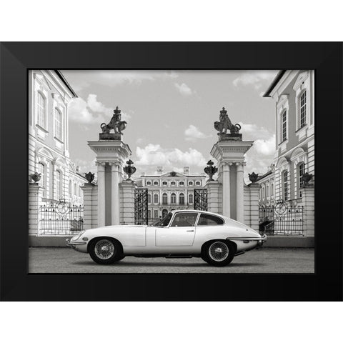 Princess at the Palace (detail) Black Modern Wood Framed Art Print by Gasoline Images