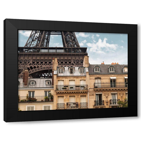 Parisienne architectures Black Modern Wood Framed Art Print by Pangea Images