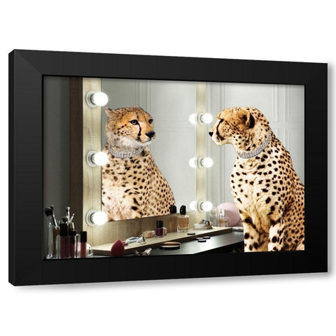 Wild Beauty Black Modern Wood Framed Art Print with Double Matting by Lauren, Julian