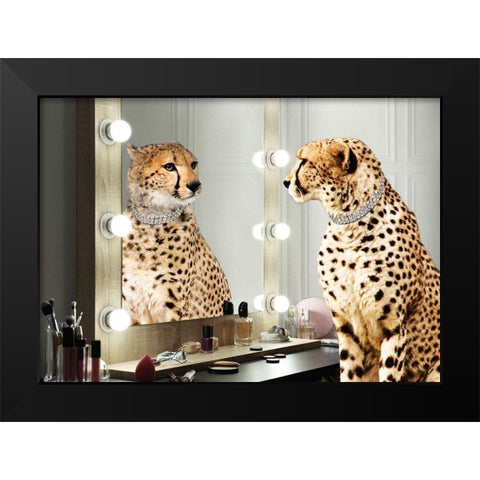 Wild Beauty Black Modern Wood Framed Art Print by Lauren, Julian