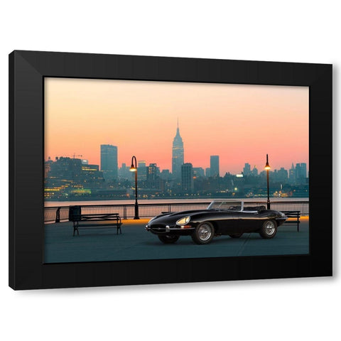Vintage Spyder in NYC Black Modern Wood Framed Art Print with Double Matting by Gasoline Images