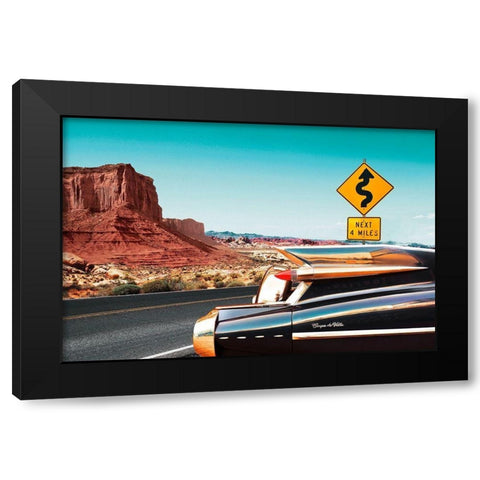 Coupe de Ville Black Modern Wood Framed Art Print with Double Matting by Gasoline Images