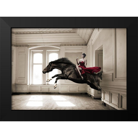 Aperitif Black Modern Wood Framed Art Print by Lauren, Julian