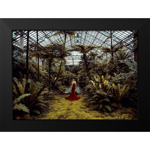 Unconventional Womenscape #2-Jardin dHiver Black Modern Wood Framed Art Print by Lauren, Julian
