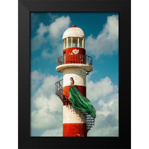 Unconventional Womenscape #4 Black Modern Wood Framed Art Print by Lauren, Julian
