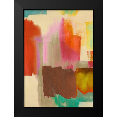 Colorful Sensation I Black Modern Wood Framed Art Print by Rivieri, Asia