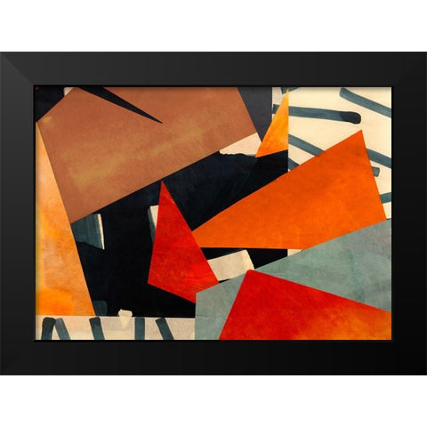 Spirit of BeBop Black Modern Wood Framed Art Print by Bacci, Leonardo
