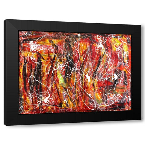 Games in the sun Black Modern Wood Framed Art Print by Ferri, Bob