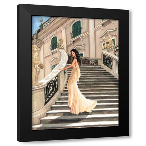 Grand Palais Black Modern Wood Framed Art Print by Benson, Pierre