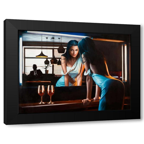 Stillness in Time Black Modern Wood Framed Art Print by Benson, Pierre