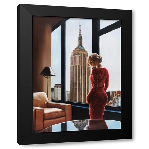 Interior in NYC Black Modern Wood Framed Art Print with Double Matting by Benson, Pierre