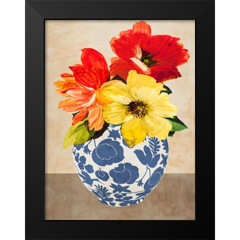 Vaso italiano II Black Modern Wood Framed Art Print by Borgese, Anna