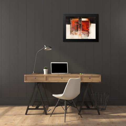 Attimo fuggente Black Modern Wood Framed Art Print by Censini, Giuliano