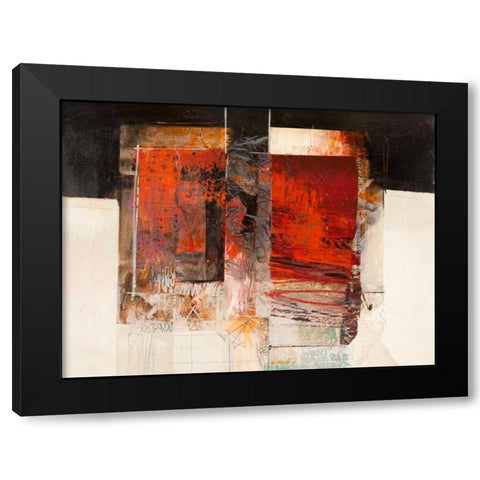 Attimo fuggente Black Modern Wood Framed Art Print with Double Matting by Censini, Giuliano