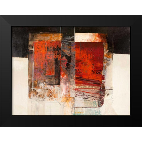 Attimo fuggente Black Modern Wood Framed Art Print by Censini, Giuliano