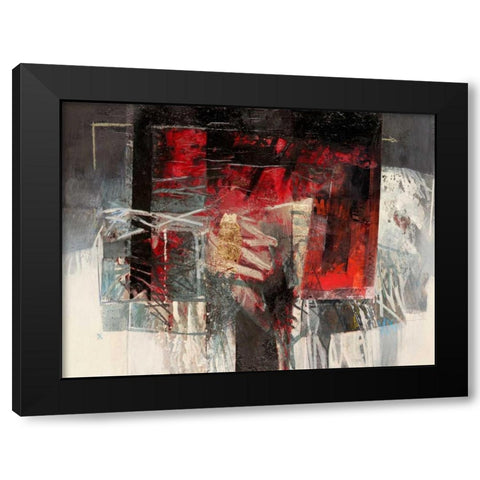 Di vino e sole Black Modern Wood Framed Art Print with Double Matting by Censini, Giuliano