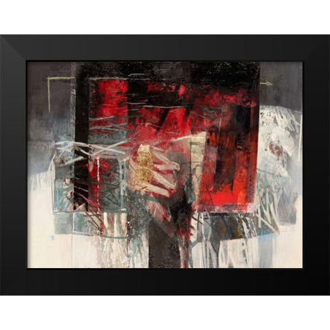 Di vino e sole Black Modern Wood Framed Art Print by Censini, Giuliano
