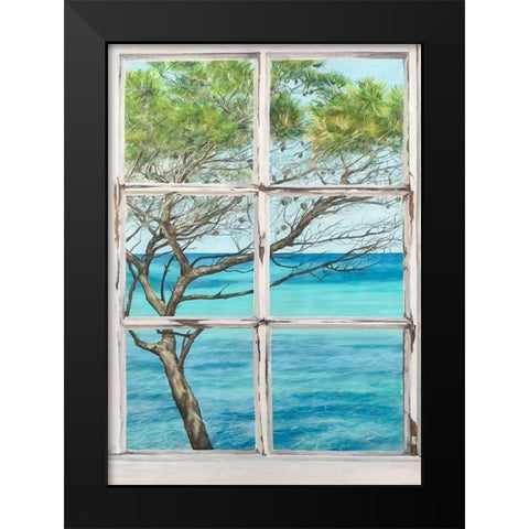 Mediterranee I Black Modern Wood Framed Art Print by Remy, Dellal