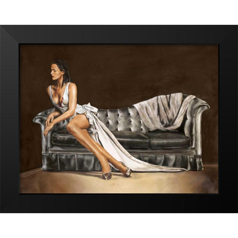 Caprice Black Modern Wood Framed Art Print by Ciccone, Emilio