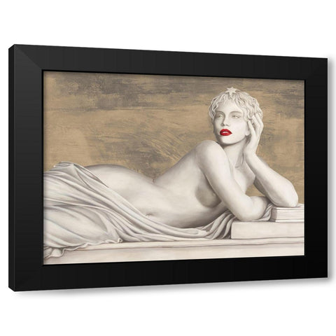 Eternal Beauty (detail) Black Modern Wood Framed Art Print by Eleanor, Setti