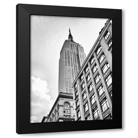 New York sky Black Modern Wood Framed Art Print with Double Matting by Gagliardi, Giovanni