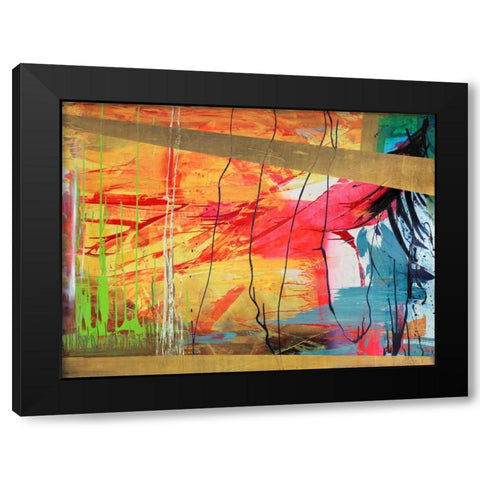 Antigua Black Modern Wood Framed Art Print with Double Matting by Corrado, Italo