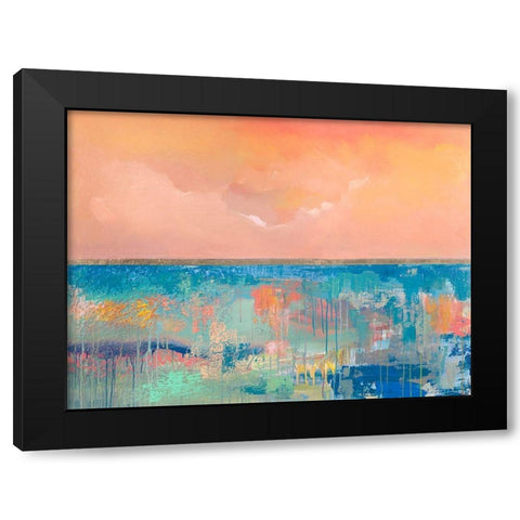 Mattino infinito Black Modern Wood Framed Art Print by Corrado, Italo