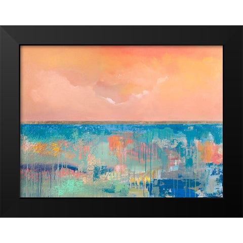 Mattino infinito Black Modern Wood Framed Art Print by Corrado, Italo
