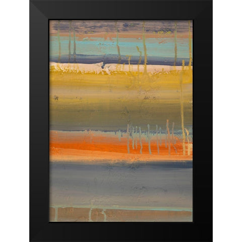 Geo IV Black Modern Wood Framed Art Print by Corrado, Italo