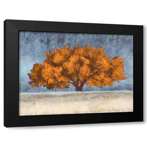 Golden Oak Black Modern Wood Framed Art Print with Double Matting by Eelder, Jan