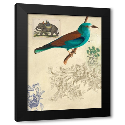 Cabinet of Curiosities n. 2 Black Modern Wood Framed Art Print with Double Matting by Joannoo