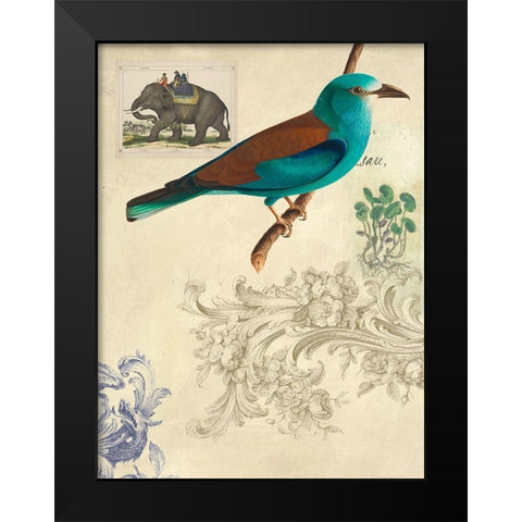 Cabinet of Curiosities n. 2 Black Modern Wood Framed Art Print by Joannoo