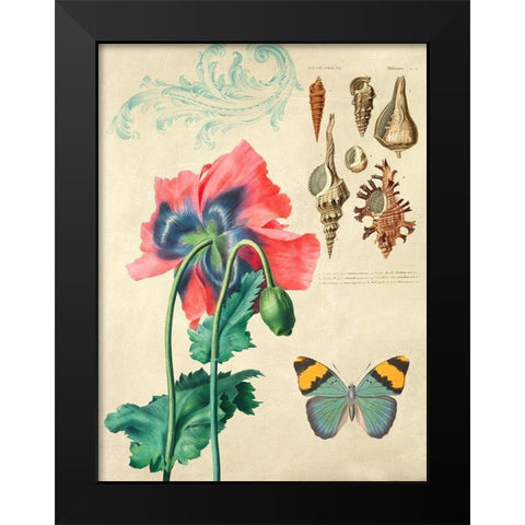 Cabinet of Curiosities n. 3 Black Modern Wood Framed Art Print by Joannoo