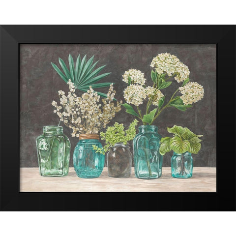 Spring Arrangement II Black Modern Wood Framed Art Print by Thomlinson, Jenny