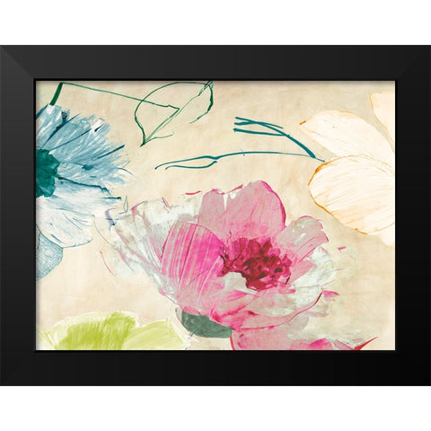 Colorful Composition I Black Modern Wood Framed Art Print by Parr, Kelly