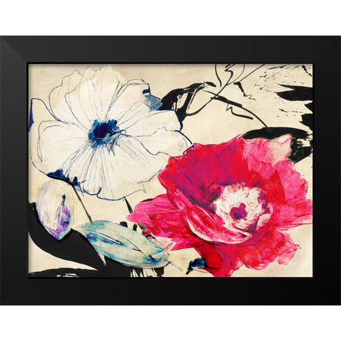 Colorful Composition II Black Modern Wood Framed Art Print by Parr, Kelly