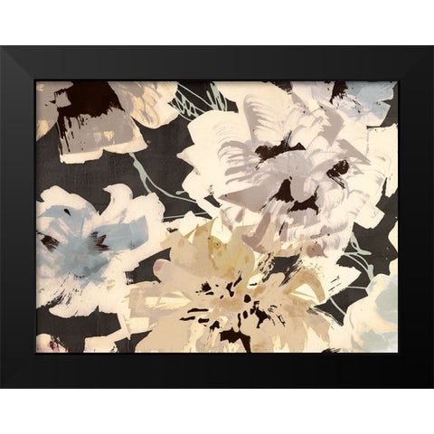 Earth Flowers II (detail) Black Modern Wood Framed Art Print by Parr, Kelly