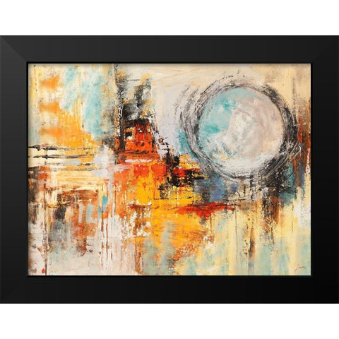 Riflessi del mattino Black Modern Wood Framed Art Print by Lucas