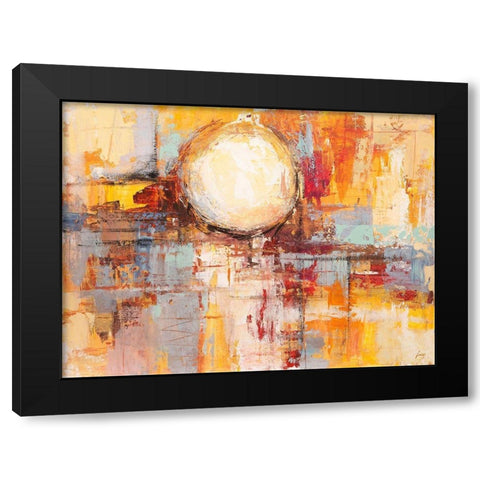 Riflessi del tramonto Black Modern Wood Framed Art Print with Double Matting by Lucas