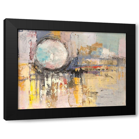 Tramonto di luna Black Modern Wood Framed Art Print by Lucas