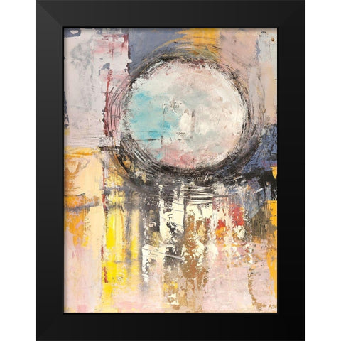 Tramonto di luna I (detail) Black Modern Wood Framed Art Print by Lucas
